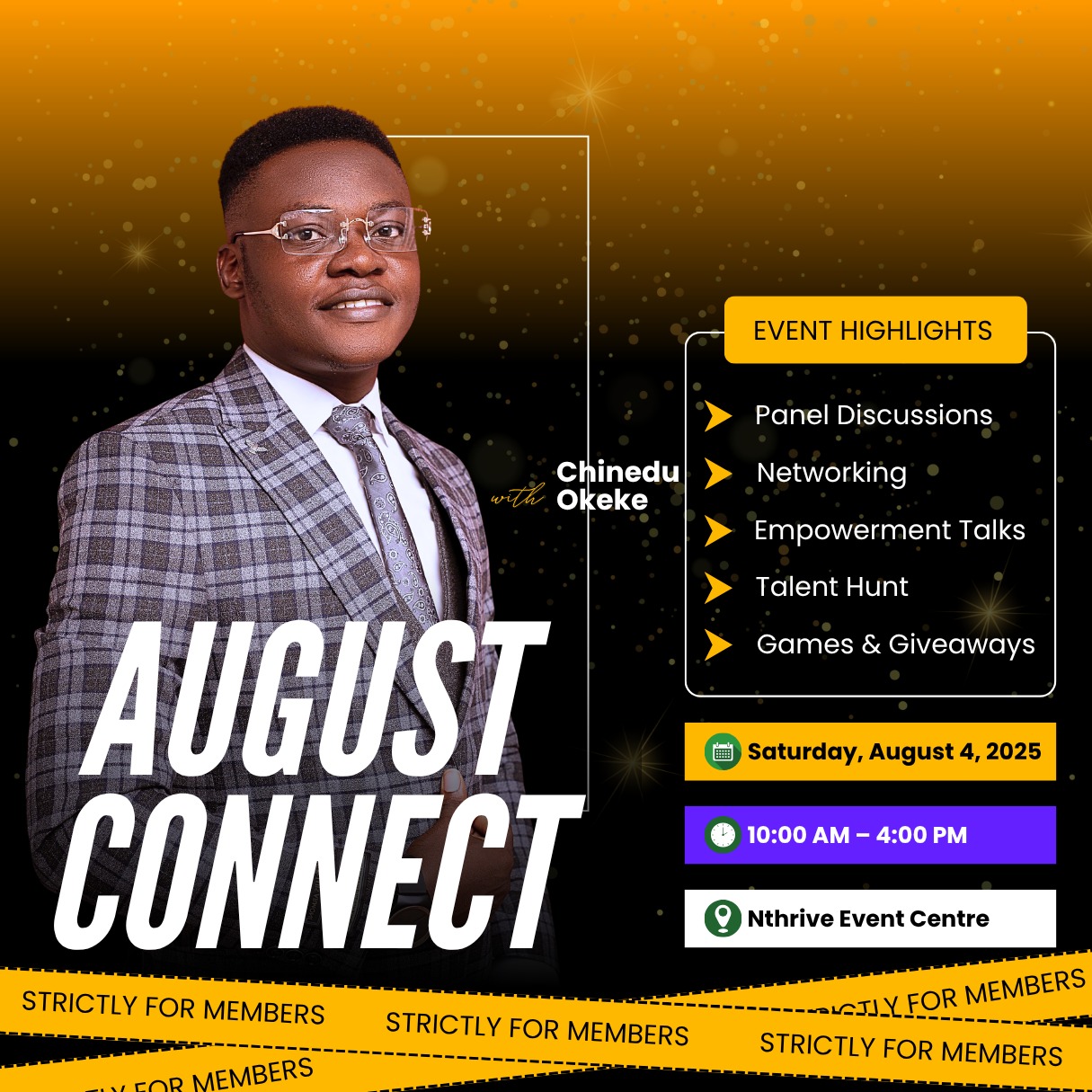 August Connect — Event Design for Independent & Campaign Work